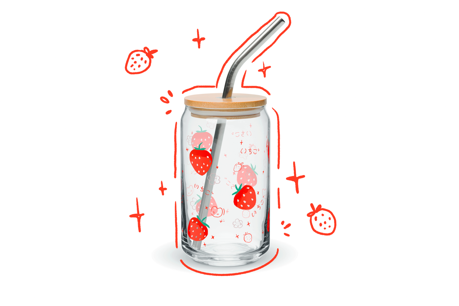 the strawberry glass
