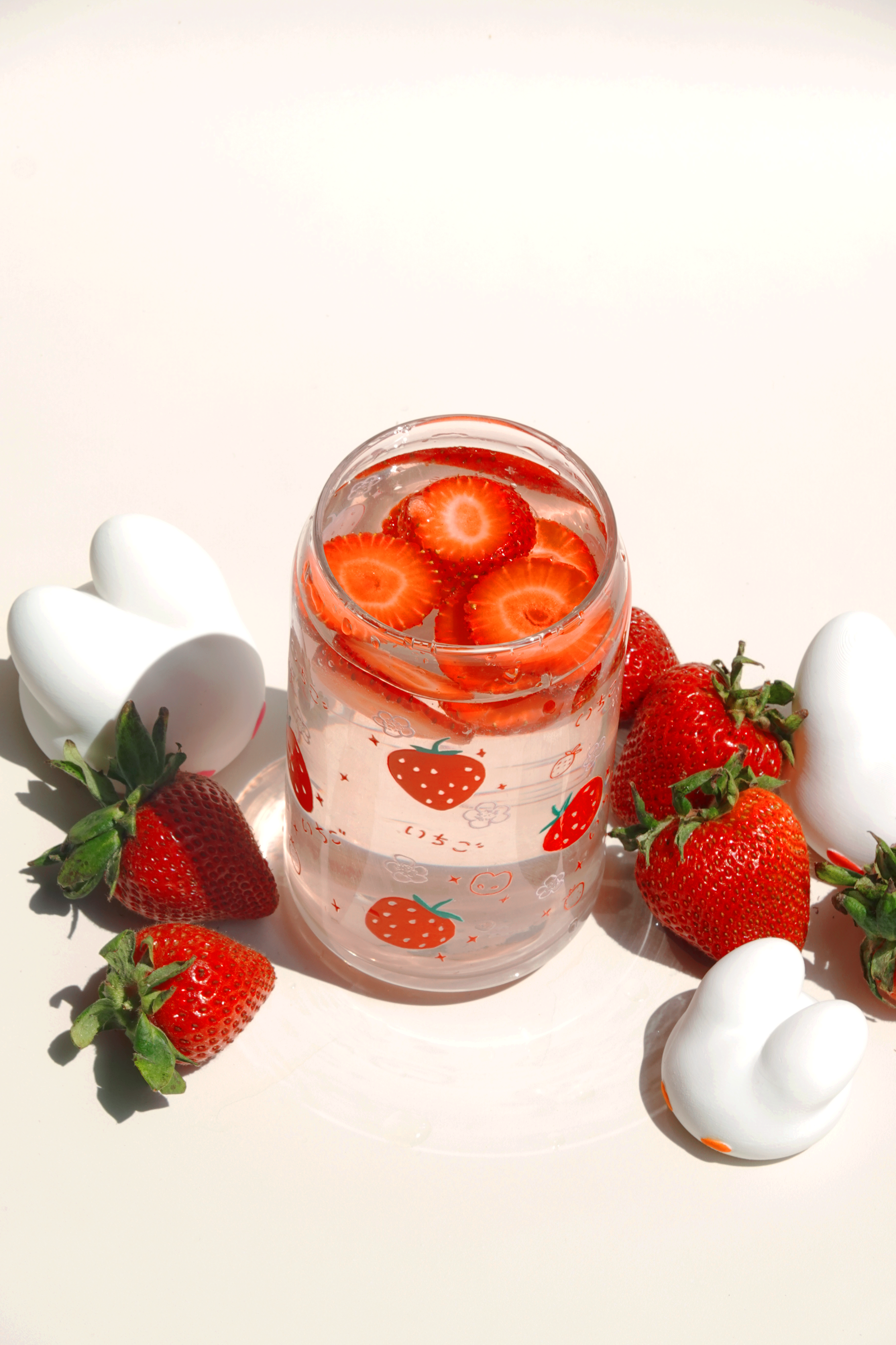the strawberry glass